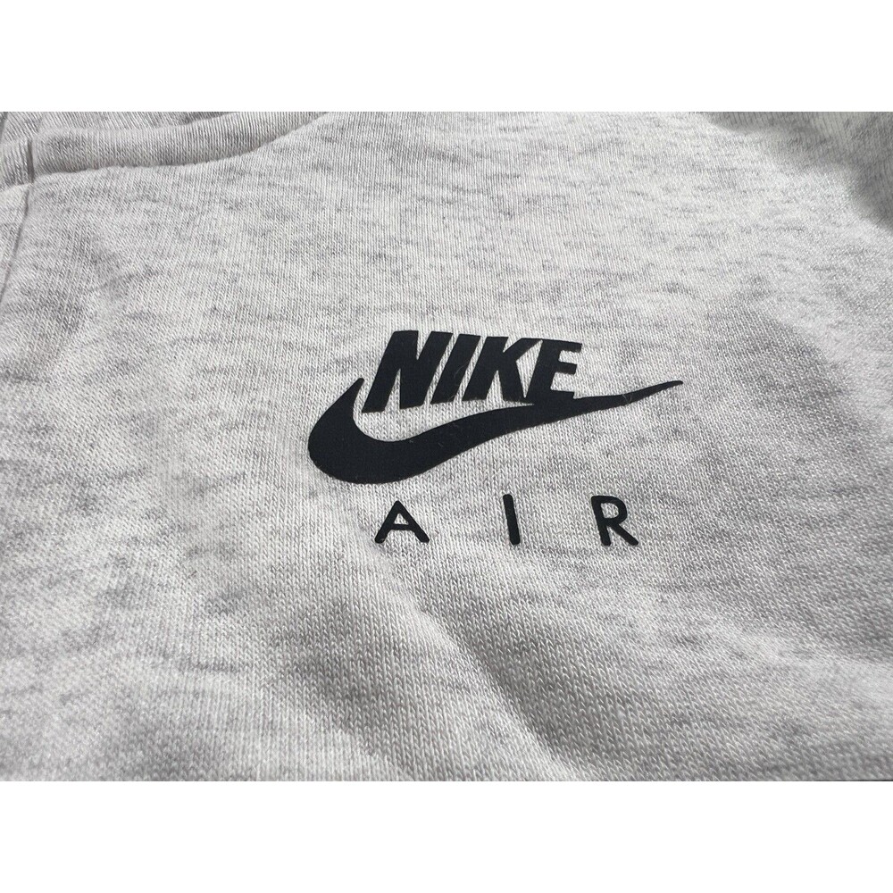 Nike Air Women’s 1/2 Zip Long Sleeve Gray Crop Top CV8578-051 Size Small - Picture 5 of 12